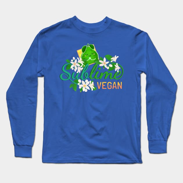 Sublime Vegan - Punny Garden Long Sleeve T-Shirt by punnygarden